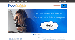 Desktop Screenshot of floorscheduleweb.com