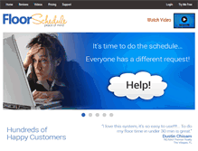Tablet Screenshot of floorscheduleweb.com